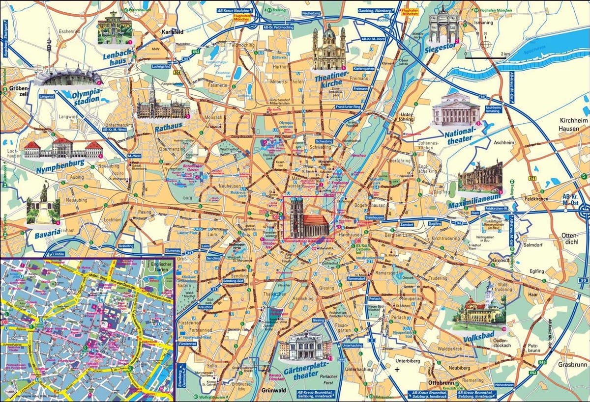 地图慕尼黑
