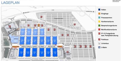 展览慕尼黑地图
