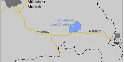 地图ofmunich湖 
