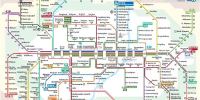 慕尼黑s1是火车的地图