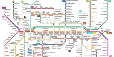 U bahn慕尼黑地图