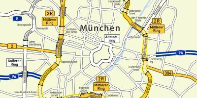 慕尼黑环的地图